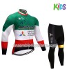 Tenue Maillot M/L + Collant Long 2017 Astana Pro Team Enfant N004